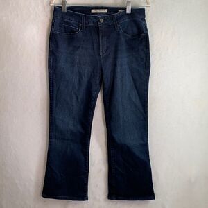 Womens Mavi jeans Anika mid rise crop flare dark wash size 29